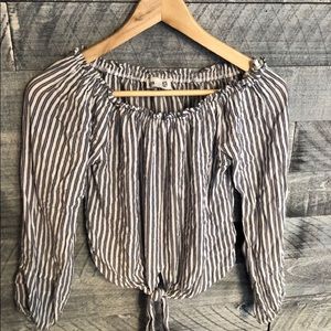 off the shoulder shirt